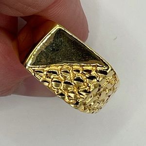 Nugget/Smooth Split Ring #21